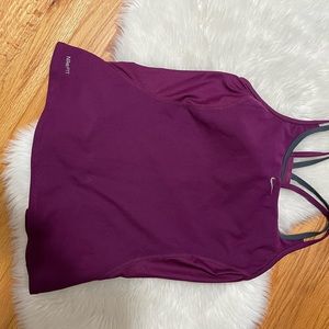 Nike built in bra top